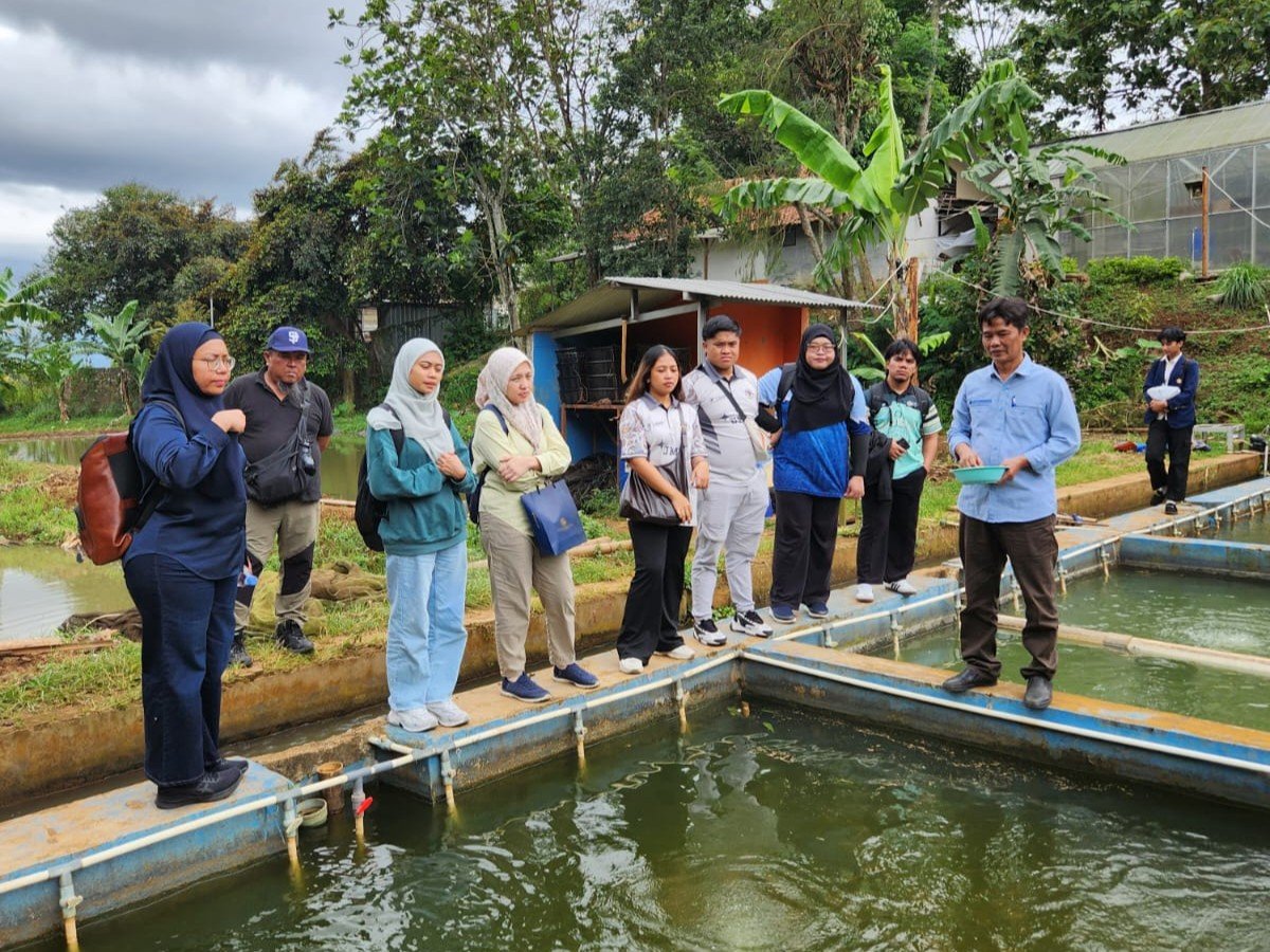 University Malaysia Sabah Kunjungi Pusat Budidaya Air Tawar Unpad Bersama MAI dan Tim Aquaculture Engineering