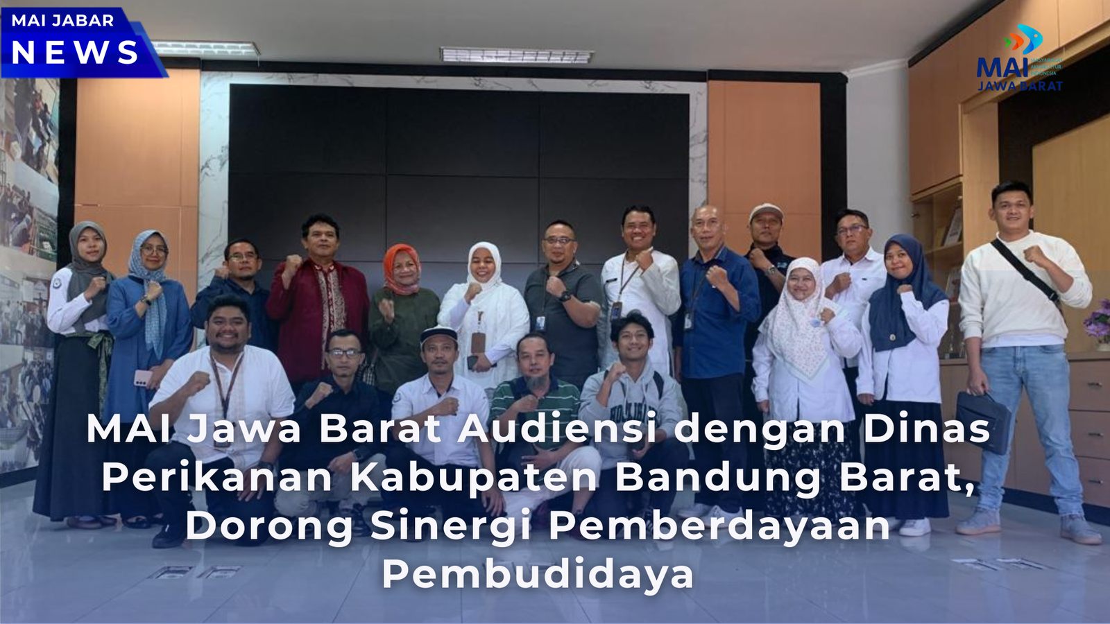 MAI Jawa Barat Audiensi dengan Dinas Perikanan Kabupaten Bandung Barat, Dorong Sinergi Pemberdayaan Pembudidaya